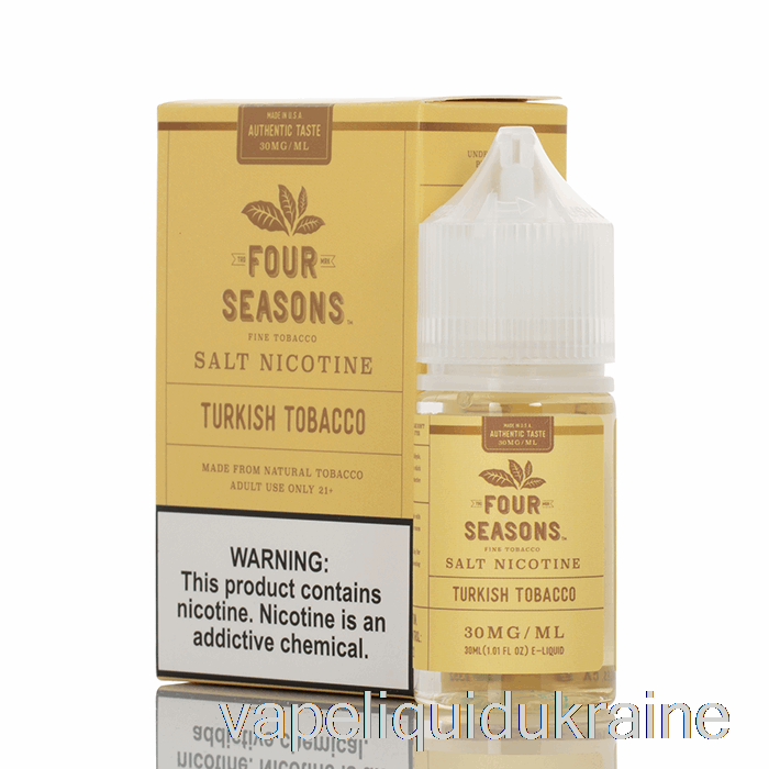 Vape Liquid Ukraine Turkish Tobacco SALT - Four Seasons - 30mL 50mg